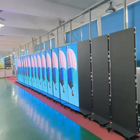 Pantalla LED Digital Portátil para Carteles, Reproductor Inteligente de Publicidad, Panel IP65 Resistente al Agua, Brillo de 500cd, CMS Impulsado por IA, 2.0mm