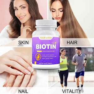 Cápsulas de Biotina 15000 OEM, 10000 Cápsulas de Colágeno, Suplemento Vitamínico de Marca Privada, Cápsulas de Colágeno y Biotina de 25000mcg para el Crecimiento del Cabello - Product Image 4