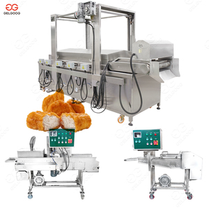 Machine industrielle professionnelle pour la friture de nuggets de poulet, machine à paner et à faire frire le poulet pour les usines agroalimentaires - Product Image 6