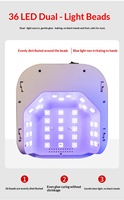 Nouvelle lampe UV à séchage rapide SUN19F 100W à lumière bleue, lampe de polymérisation LED haute puissance pour usage en salon, vente en gros d'usine