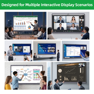 Tableau blanc interactif LCD 4K UHD Amdox 55/65/75/86/98/1 avec Android 14 OS, 40 points tactiles, pour usage éducatif et professionnel - Product Image 5