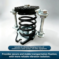 Isolateur de vibrations à ressort résistant à la corrosion série ALJ-16, amortisseur de chocs à ressort industriel pour équipement électrique