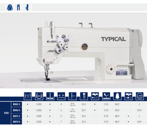 TW2-842 Compound Feed Industrial Sewing Machine Industrial Straight Stitch Sewing Machine - Product Image 3