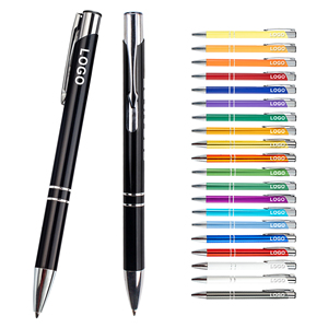 Elegant Aluminum <b>Pen</b> With Engraved Company Logo - Durable Promo Gift - Product Image 1