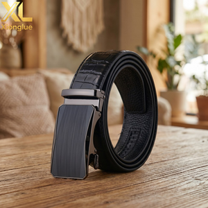 Men Automatic Buckle Leather <b>Belt</b> Red Horse Zodiac Year Waistband All-match Red <b>Trouser</b> <b>Belt</b> - Product Image 4