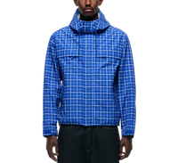 Chaquetas Cortavientos de Nailon Ripstop Impermeables para Correr al Aire Libre, Ligeras, Resistentes a las Arrugas, Transpirables, de Secado Rápido, con Diseño a Cuadros