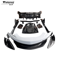 Kit de carrocería de fibra de carbono preimpregnado 600LT para McLaren 540C 570S 570GT parachoques delantero parachoques trasero motor capó faldones laterales alerón trasero