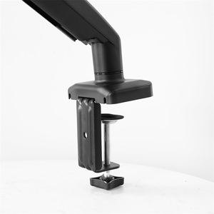 MG Gas Spring Single Arm Monitor <strong>Bracket</strong> Mount with Clamp for 13 to 32 Inch Screen with Clamp Grommet Mounting Base - Product Image 4