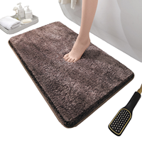 Tapis de salle de bain en chenille ultra doux anti-dérapant moderne Style Kilim Tapis de sol lavable en machine personnalisable pour la maison Hôtel Porte Utilisation