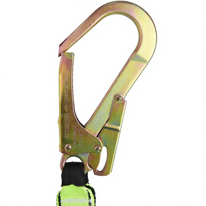 Cintos de Segurança com Corda Elástica, Conexão Rápida, Aço Inoxidável, Poliéster, Linha de Vida Vertical, Resgate, Âncora Não Ajustável, Comprimento Fixo - Product Image 4