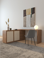 Vente chaude minimaliste multi-usage moderne Simple bureau réglable maison chambre à coucher Design en bois bureau