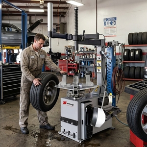 Basique 12 " -24 "   Démonte-pneus à bras oscillant, machine pneumatique pour pneus, machine manuelle de <span class=keywords><strong>changement</strong></span> de pneus, équipement de garage - Product Image 1
