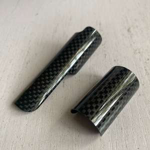 Almohadillas Protectoras de Pedalier para Bicicleta Xiaobu, Cubiertas Superiores e Inferiores de Fibra de Carbono para Bicicleta Plegable <span class=keywords><strong>Brompton</strong></span>, Hechas en Hefei - Product Image 1