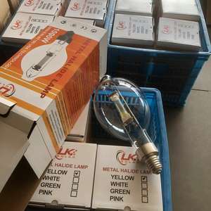 Lámpara haide de metal de 1000W color amarillo con base E40 para iluminación de pesca en barco BT56 lámpara amarilla - Product Image 6