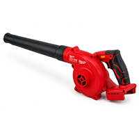 Souffleur d'air rechargeable léger Milwaukee M18 pour chantier, souffleur de feuilles électrique pour atelier de construction et nettoyage extérieur