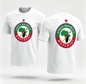 T-shirt de campagne électorale du Mouvement Afrika Mayibuye – Marchandise de rallye du parti politique d'Afrique du Sud – T-shirts électoraux - Product Image 2