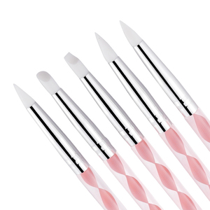 5Pcs <strong>Nail</strong> Art <strong>Dotting</strong> <strong>Tools</strong> <strong>Nail</strong> Silicone Brush Dual Head UV Gel <strong>Dotting</strong> Drawing Painting Pen Clay Sculpting Drawing <strong>Tools</strong> - Product Image 4