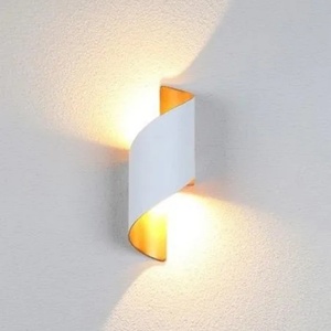 โคมไฟติดผนังแบบเกลียวทันสมัย กันน้ำ IP54 อลูมิเนียม สำหรับสวน ระเบียง ให้แสงสว่างขึ้นและลง เหมาะสำหรับภายนอกอาคาร - Product Image 4