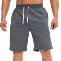 DOVEARK Logo de la marque personnalisé 90% polyester 10% coton hommes été plage poches mi solide porter sueur GYM Shorts de sport