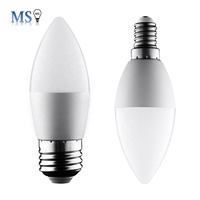 Ampoule LED en aluminium C37, 9W, culot E14/E27/B22, éclairage intérieur résidentiel