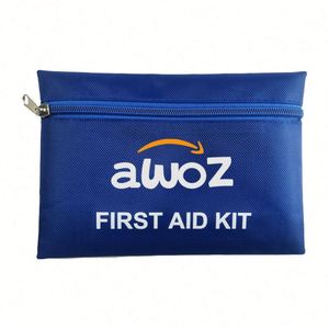 Sac de rangement portable bleu mini à fermeture éclair pour le sport, le camping, le travail et la protection extérieure – Vente directe usine - Product Image 1