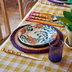 Venta al por mayor Seagrass mantel de mesa/mantel Decoración de mesa multicolor decoración de pared artesanía de Vietnam - Product Image 6