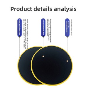 Pilates Yoga EVA Material Core Sliders Fitness <strong>Foot</strong> Gliding <strong>Disc</strong> for Coordination Training Fat Reduction Sliding <strong>Disc</strong> - Product Image 4