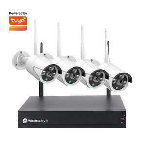 ชุดกล้องวงจรปิดไร้สาย Tuya H.265 NVR 8CH 4CH ชุด NVR ความละเอียดสูง 3MP ระบบตรวจจับมนุษย์ด้วย AI กล้องวงจรปิดภายนอกอาคาร ระบบกันน้ำ IP66 - Product Image 2