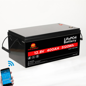 Baterai tenaga surya LiFePO4 Smart Deep Cycle, baterai Ion Lithium isi ulang 12v 24v 100ah 200ah 300ah 400ah - Product Image 1