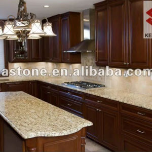 Encimeras de Cocina y Tocadores de Granito Dorado Brasileño Prefabricados al por Mayor - Product Image 3