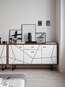 Usine Panneaux de particules et panneaux MDF Ensemble de salon <span class=keywords><strong>blanc</strong></span> avec vitrine Meuble TV Buffet Bibliothèque - Product Image 2