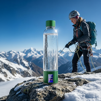 Bouteille d'hydrogène intelligente MYVOES FQ28 la plus vendue, 500 ml, générateur d'H2 moléculaire par électrolyse, contrôle par application, pression réglable, pour maison, voiture/camping-car