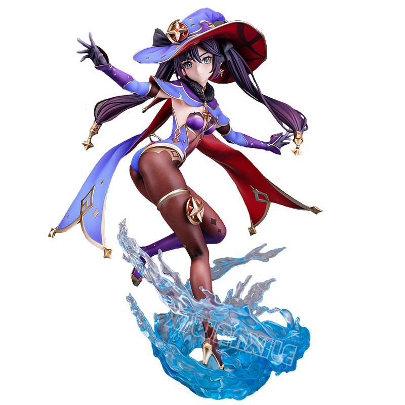 25 см Genshin воздействия Mona аниме Рисунок астральные отражение Мона фигурку Ху Тао/paimon/Клее/Qiqi статуэтки коллекционные игрушки куклы