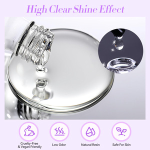 Gel à ongles multifonctionnel 6 en 1 de 15 ml, transparent, gel UV à retirer par trempage, base, couche de finition, primer, gel <span class=keywords><strong>d</strong></span>'extension pour faux ongles - Product Image 4