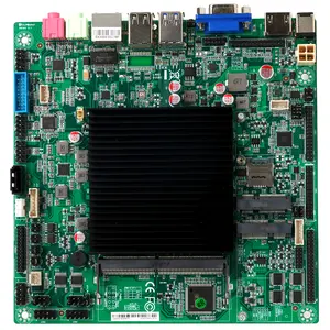 Mini-ITX placa-mãe industrial embutida com CPU Gemini lago J4125/J4105/N4000 UHD Graphics Multi exibição 6 COM Dual LAN DDR4