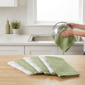 Paños de Cocina Personalizados con Impresión por Sublimación al por Mayor |   Paños de Cocina 100% Algodón |   Fabricante de Paños de Limpieza para Cocina OEM - Product Image 1