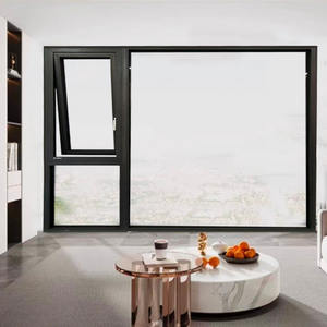 Fenêtres à battants en aluminium à profil mince, avec verre isolant <span class=keywords><strong>double</strong></span> vitrage insonorisé, pour la vente en gros - Product Image 3