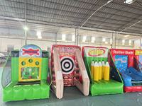 Jeux de carnaval 8 en 1 jeux de carnaval de bâche en PVC pour enfants gonflables nouvellement conçus à vendre