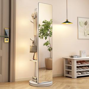 Miroir sur pied moderne personnalisé pour la décoration intérieure, avec support de rangement multifonctionnel et articles faits à la main pour l'aménagement intérieur - Product Image 6