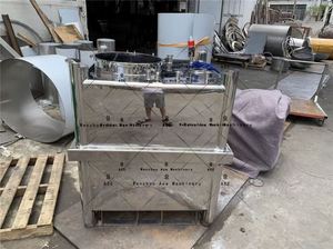 Hóa chất thuốc thử giải pháp của thủy ngân clorua lưu trữ 350 gallon thép không gỉ Tank IBC số lượng lớn kim loại container cho chất lỏng - Product Image 3