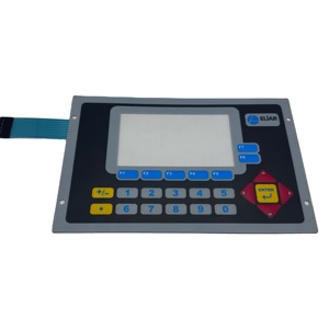 Panel Dekoratif Jam Elektronik Hewan Peliharaan Akrilik Transparan Kustom dengan Keypad Karet - Product Image 3