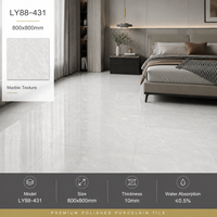 Carrelage en porcelaine effet marbre brillant 800x800mm, résistant à l'usure, pour sol et mur, dalle céramique pour salon, cuisine, salle de bain, couloir