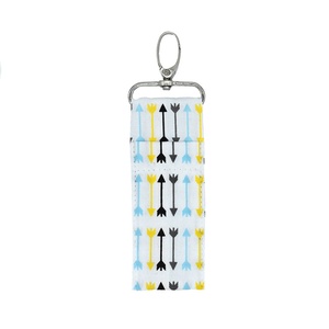 Modern Eco-Friendly Lipstick Pouch with Key Chain Single <b>Lady</b> Style Beauty Accessory Bag Portable Open Closure - Product Image 1