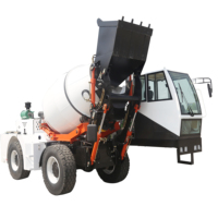 Petite bétonnière mobile auto-alimentée, type agitateur à béton, bétonnière auto-chargeuse à vendre