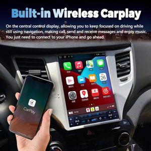 Pantalla Tesla de 10.4 Pulgadas y 128 GB, Sistema Multimedia para Automóvil con GPS y Navegación para Hyundai Tucson 2017, Autoradio con Bluetooth, Estéreo, Android 13.0, Unidad Principal - Product Image 2