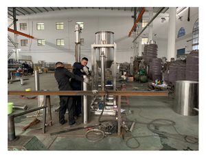 Cristallizzatore Continuo DTB da Laboratorio Vanootech 10L 30L per Test Pilot su LiOH e Idrossido di Litio per Batterie - Product Image 1