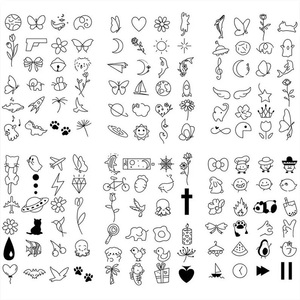 Customized Waterproof Skin Friendly <b>Temporary</b> Tattoo Sticker for Bridal Wedding Ceremony and Romantic Themed Party Decorations - Product Image 4