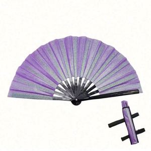 NUEVO Abanico Plegable Grande de 33CM con Funda de Tela y Soporte para Abanico - Product Image 2