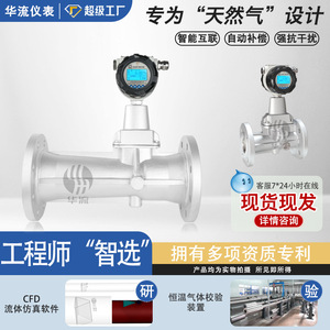 Vortex Flowmeter Aluminum Alloy DN50 80 Gas Natural Gas Measurement Range 1 10000 - Product Image 4