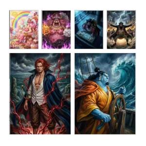 Nouvelle collection de cartes à collectionner One Piece, cartes rares format A5, personnage d'anime Nami Luffy, cartes à <span class=keywords><strong>jouer</strong></span>, jouets pour enfants - Product Image 4